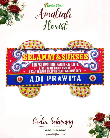 Papan Bunga Ucapan Selamat Tegeswetan